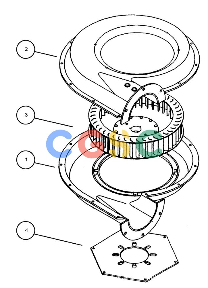 凯斯零件查询(FLX810) - FLEX-AIR APPLICATOR (10/03-8/09) (01-021) - FAN, 6 INCH Case Agriculture
