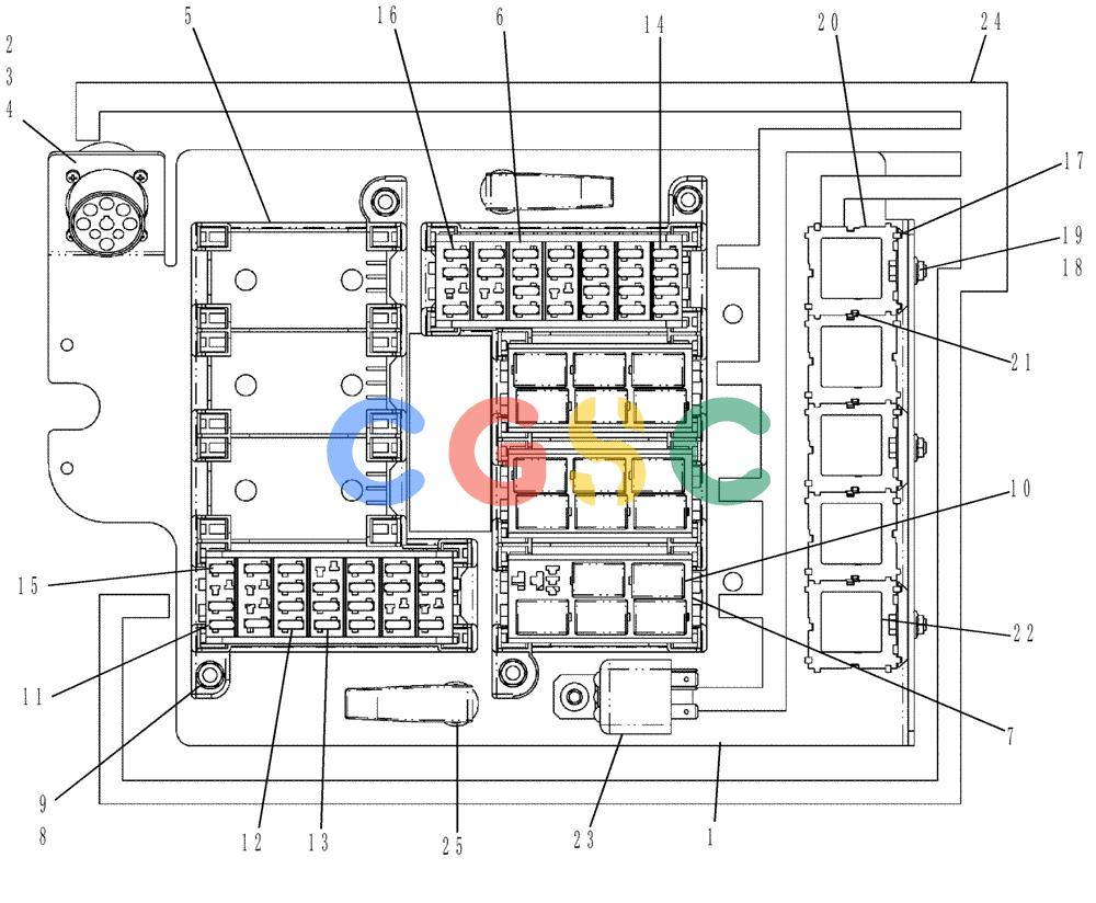 凯斯零件查询(FLX3510) - FLOATER (8/04-8/06) (08-016) - MODULE BFC ELECTRONICS ASSEMBLY Case Agriculture