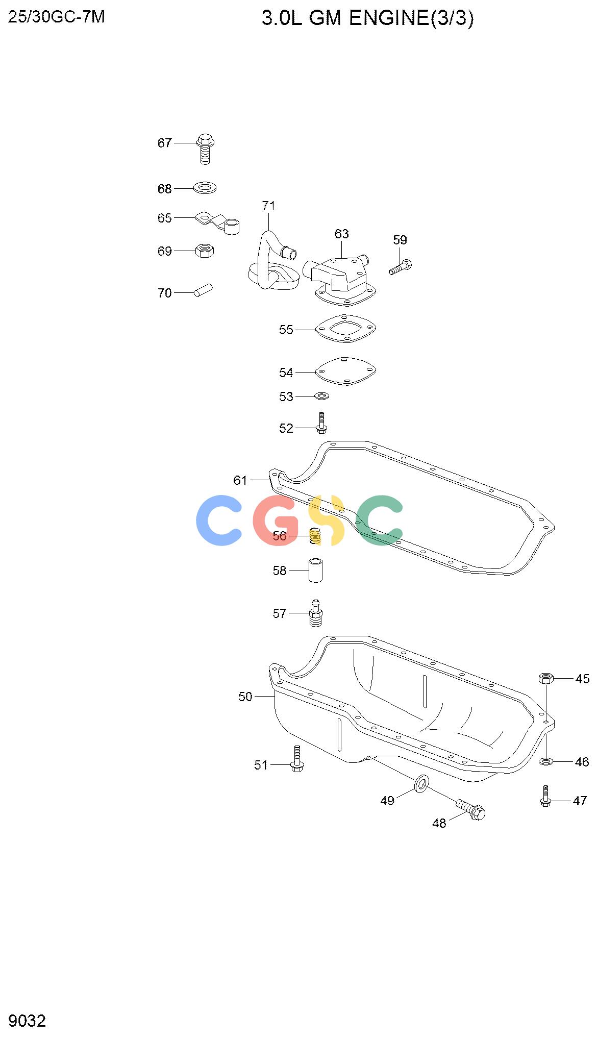 现代零件查询25/30LC-7M 3.0L GM ENGINE(3/3)EPC Hyundai 