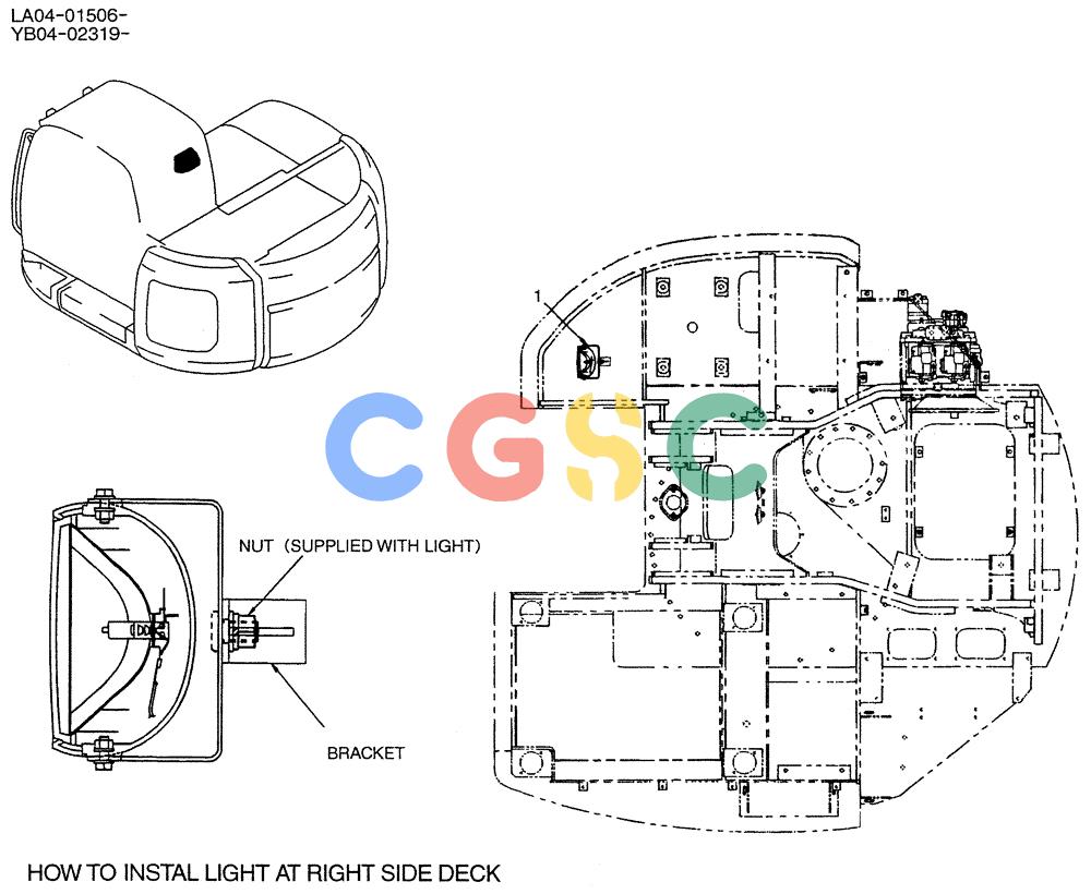 纽荷兰零件查询(E200SRLC) - CRAWLER EXCAVATOR BTW LA04-01506 - LA04-01625 (01-060) - LIGHT INSTAL, UPP New Holland Constructuion