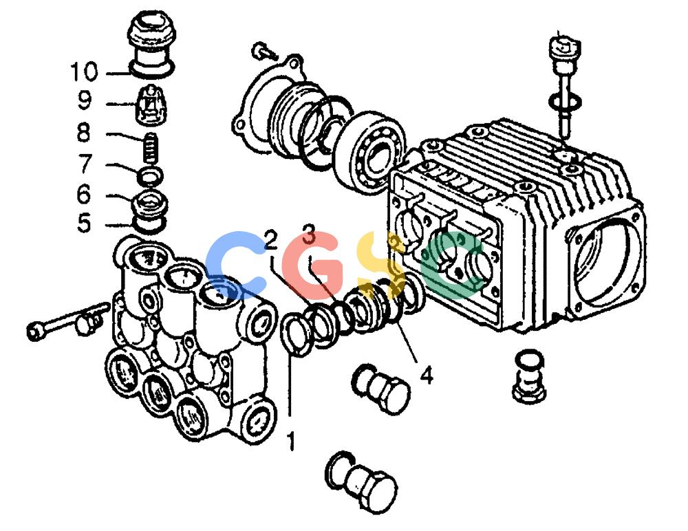 凯斯零件查询(FLX810) - FLEX-AIR APPLICATOR (10/03-8/09) (12-004) - PRESSURE WASHER WATER PUMP Case Agriculture