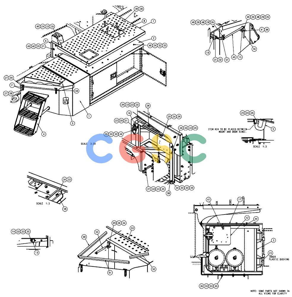 凯斯零件查询(FLX3510) - FLOATER (8/04-8/06) (04-014) - WALKWAY GROUP, RS Case Agriculture