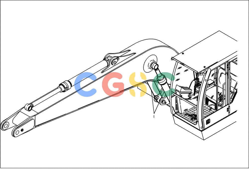 纽荷兰零件查询(EC270) - CRAWLER EXCAVATOR (7/00-) (24.020[001]) - BOOM CYLINDERS INSTALL.MATERIAL (S/N 727002-727024) New Holland Constructuion