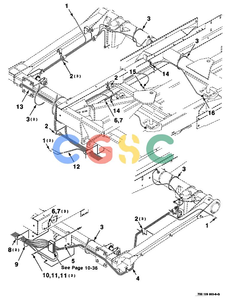 凯斯零件查询(8575) - CASE IH MID-SIZE RECTANGULAR BALER (NORTH AMERICA) (1/95-12/00) (10-030) - CENTRALIZED LUBE ASSEMBLY Case Agriculture