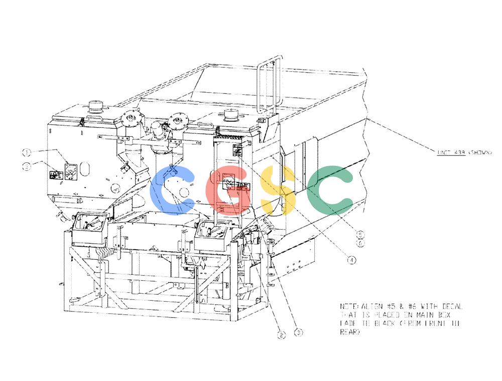 凯斯零件查询(810) - FLEX-AIR APPLICATOR - 2009 (9/09-12/11) (14-003[02]) - DECAL GROUP, TRIPLE BIN Case Agriculture