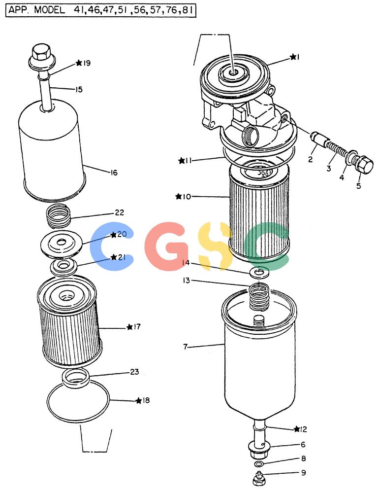 神钢零件查询(FD6T04) - NISSAN DIESEL ENGINE - LK500 (1/06-12/06) (04-003[01]) - FILTER-OIL (INNER PARTS) Kobelco