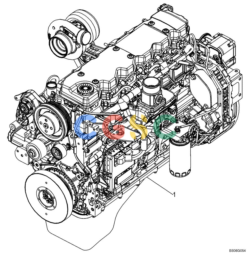 纽荷兰零件查询(D150B) - CRAWLER DOZER TIER 3 (HYDRO) (10/07-) (02-10) - ENGINE New Holland Constructuion