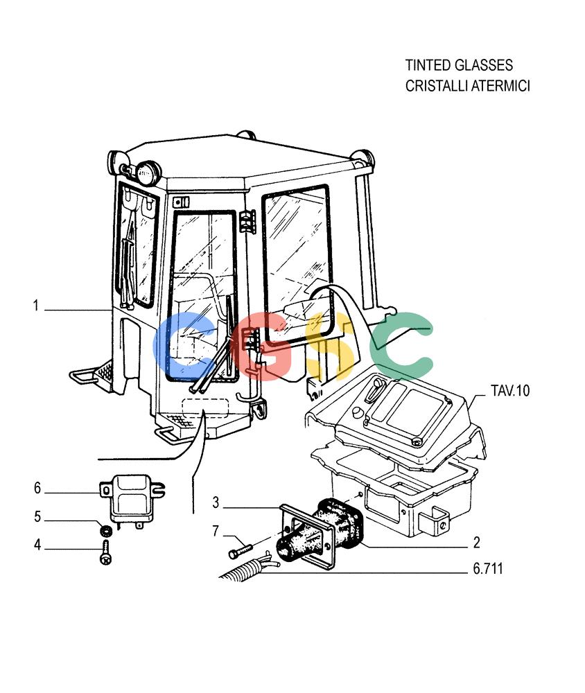 纽荷兰零件查询(FD175) - CRAWLER DOZER (N.A. VERSION)(S/N 061640 & AFTER) (1/93-) (5.652[01]) - ROPS CAB New Holland Constructuion