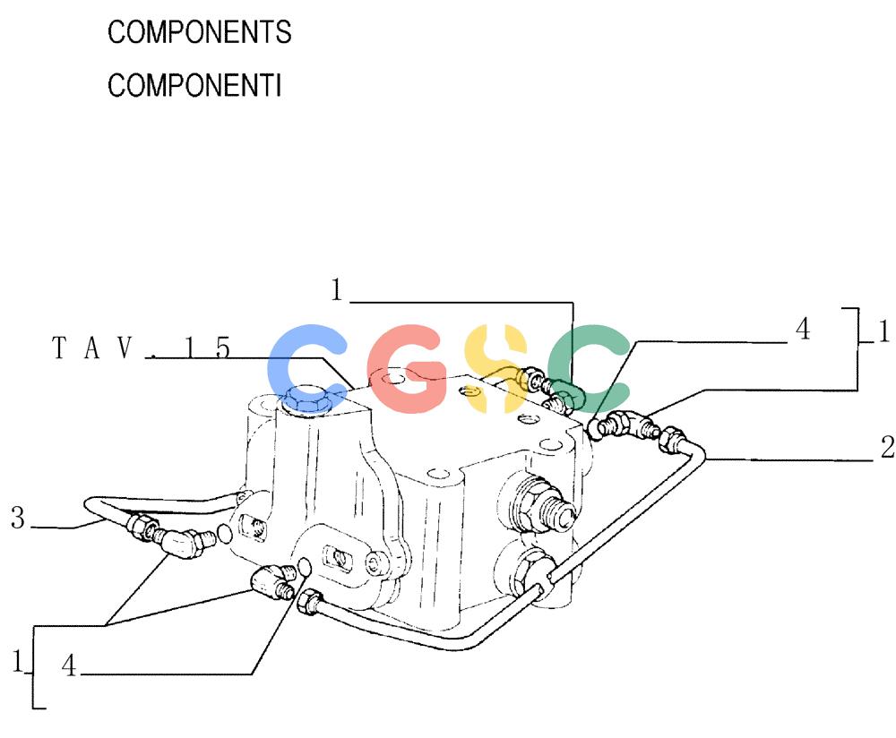纽荷兰零件查询(FD145) - CRAWLER DOZER (N.A. VERSION) (10/98-) (1.277[17]) - REAR TRANSMISSION - CONTROL VALVE New Holland Constructuion