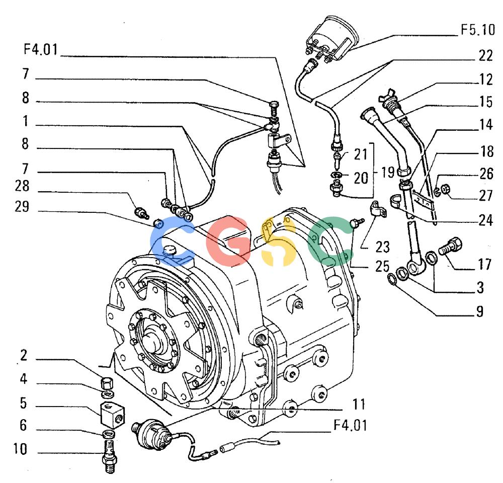 纽荷兰零件查询(FL5B) - CRAWLER LOADER (B2.06[002]) - TRANSMISSION LUBRICATION SYSTEM New Holland Constructuion