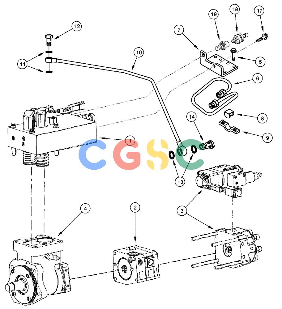 凯斯零件查询(FLX3510) - FLOATER (8/04-8/06) (02-074) - FUEL INJECTION PUMP, FLX 3010 Case Agriculture