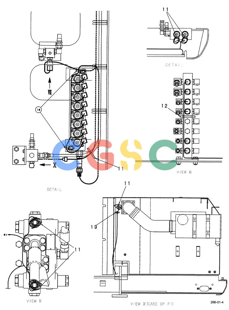 神钢零件查询(ED190LC-6E) - BLADE RUNNER EXCAVATOR/DOZER BTW YL03U0136 - YL03U0292 (1/05-12/06) (01-076[04]) - HARNESS ASSEMBLY UPPER FRAME (STD) Kobelco