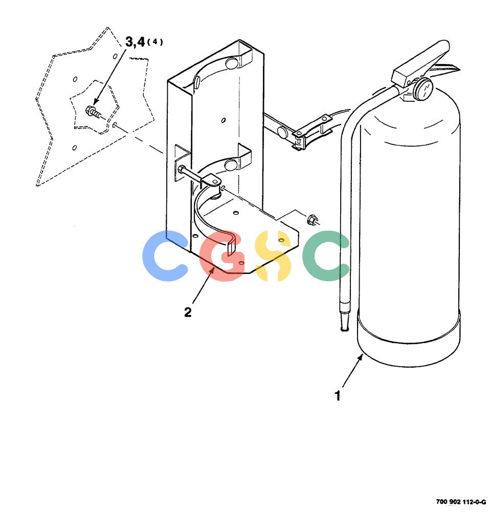 凯斯零件查询(RS561A) - CASE IH ROUND BALER (1/99-12/00) (9-014) - FIRE EXTINGUISHER KIT, HK50556 COMPLETE Case Agriculture