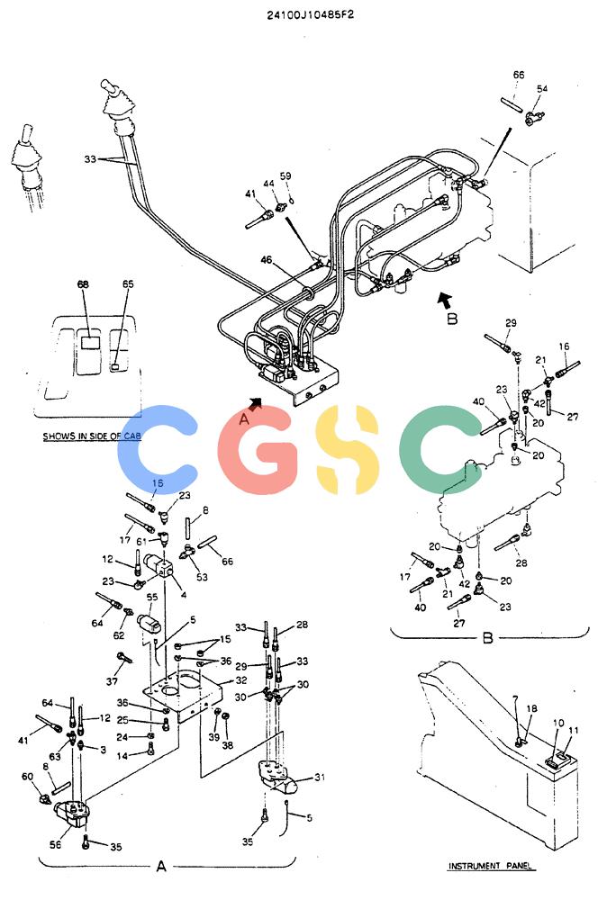 神钢零件查询(MD320BLC) - EXCAVATOR BTW YC0301 - YC0747 (1/80-12/06) (03-003) - REWORK CONTROL ASSY Kobelco