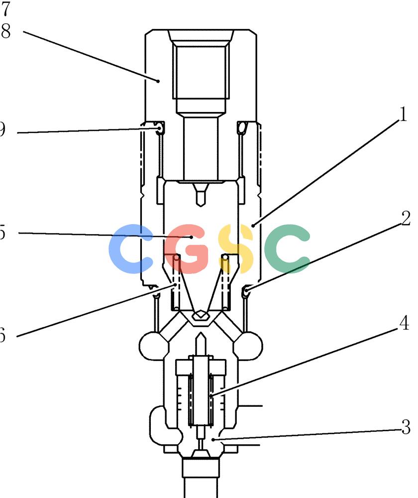 神钢零件查询(200-8) - EXCAVATOR S/N YN11-45001 - (1/06-12/09) (HC018-01-1) - VALVE ASSY, BYPASS Kobelco
