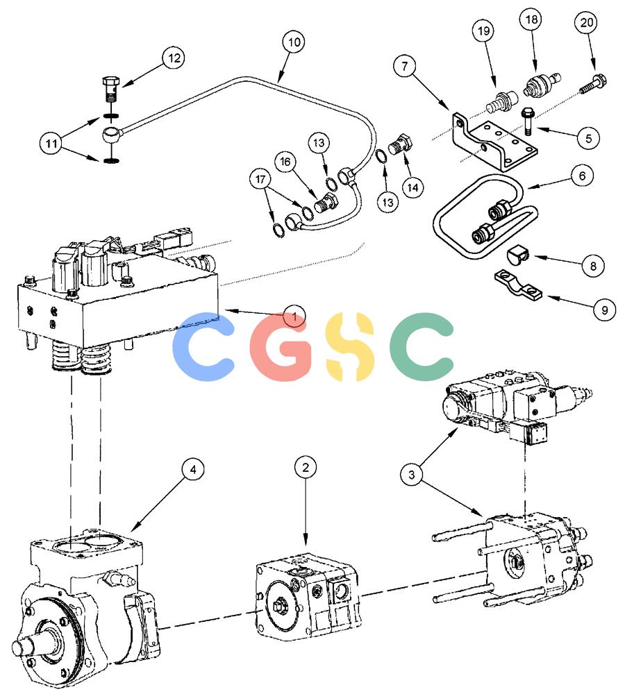 凯斯零件查询(FLX3510) - FLOATER (8/04-8/06) (02-075) - FUEL INJECTION PUMP, FLX 3510 Case Agriculture