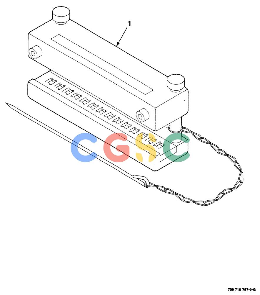 凯斯零件查询(RS561A) - CASE IH ROUND BALER (1/99-12/00) (9-020) - 7" BELT CLAMPING TOOL, TITAN 05, 700716757 COMPLETE Case Agriculture
