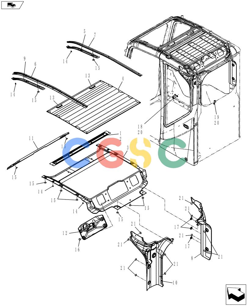 神钢零件查询(ED150-2) - BLADE RUNNER EXCAVATOR/DOZER ASN LH01-01001 (1/09-12/12) (01-062[03]) - CAB INSTALLATION Kobelco