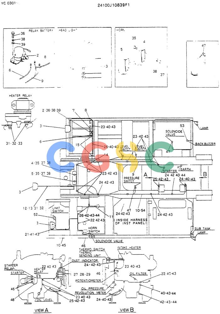 神钢零件查询(K912LC) - MARK II EXCAVATOR ASN YC-0301 (1/88-12/03) (05-026) - WIRING ASSY, ELEC (FOR NORTH AMERICA) Kobelco