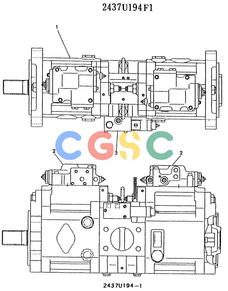 神钢零件查询(K912LC) - MARK II EXCAVATOR ASN YC-0301 (1/88-12/03) (11-019) - PUMP ASSY Kobelco
