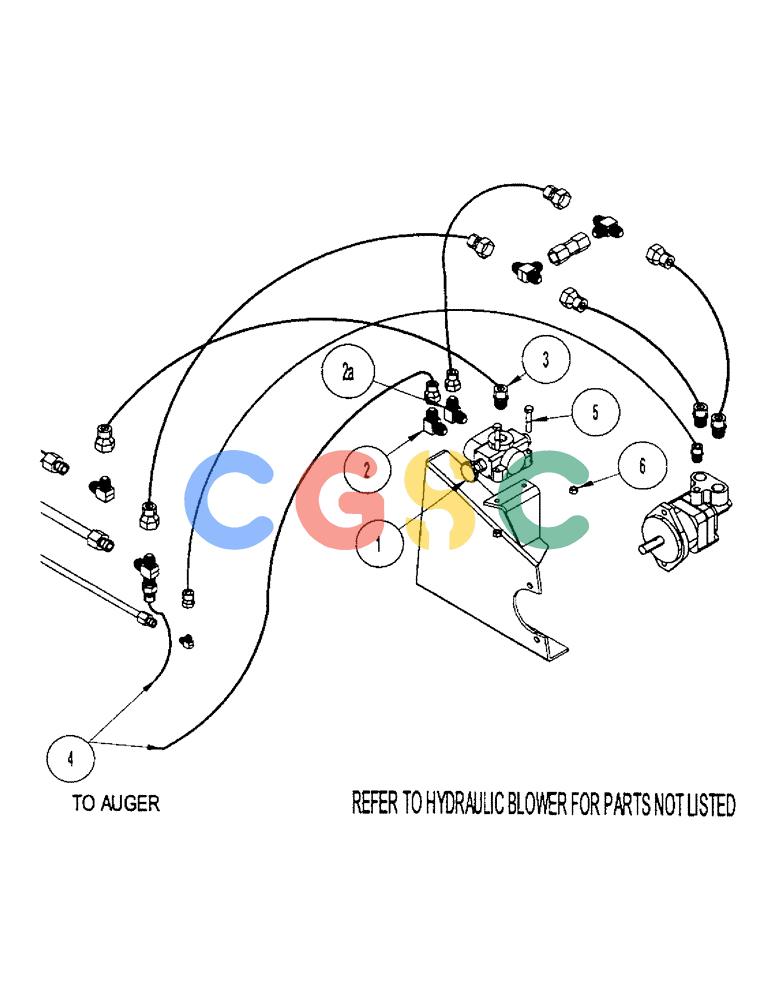 凯斯零件查询(1100) - CONCORD AIR SYSTEM (10/97-12/00) (E07) - HYDRAULIC AUGER FITTINGS Case Agriculture