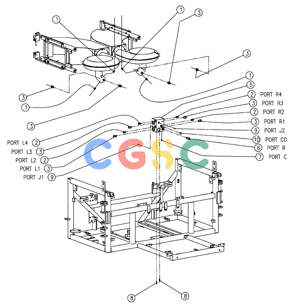 凯斯零件查询(438) - FLEX-AIR APPLICATOR - 2003 (3/03-10/03) (06-013) - HYDRAULIC GROUP, FAN LOOP Case Agriculture