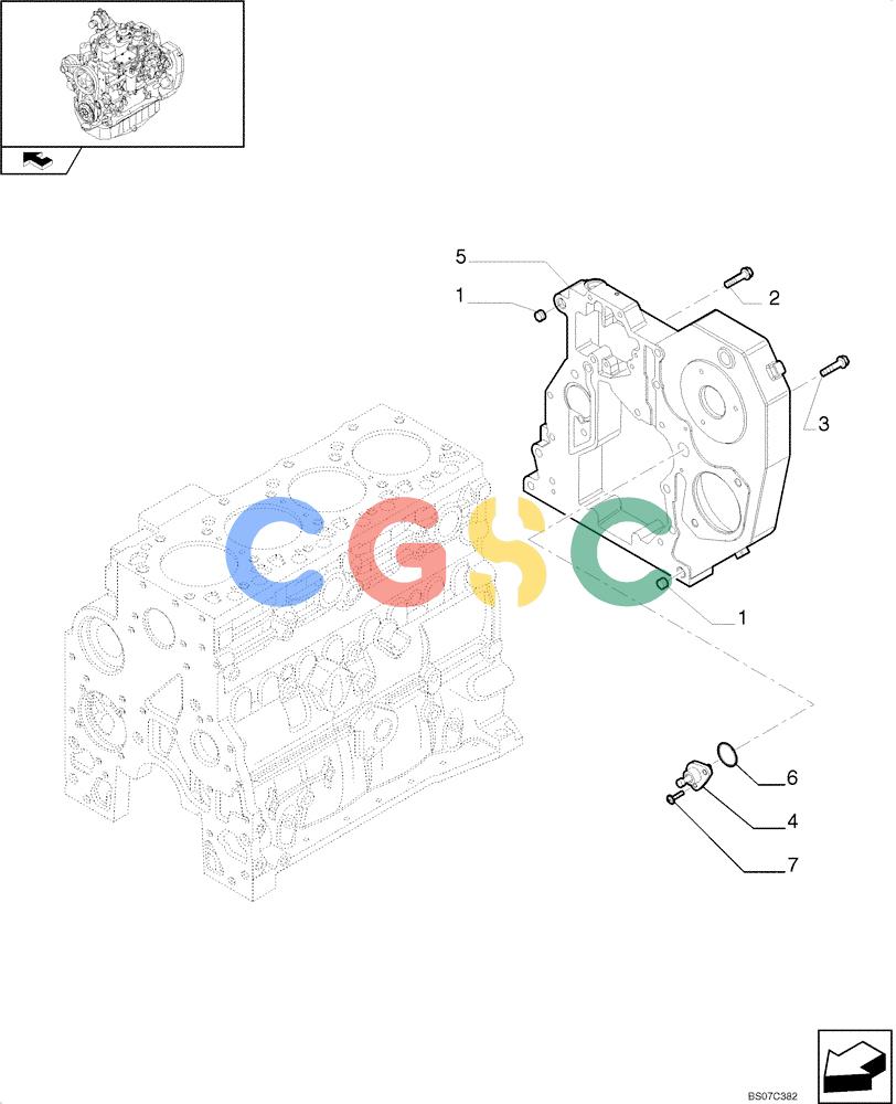 神钢零件查询(SK170-8) - ACERA MARK III EXCAVATOR - TIER 3 (NA) ASN YM04-U1601 - (5/07-12/12) (09-04[00]) - COVER, REAR GEAR (101660720001) Kobelco