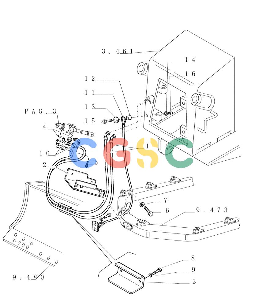 纽荷兰零件查询(DC180PS) - CRAWLER DOZER (11/00-) (9.481[01]) - HYDRAULIC TILT - ANGLEDOZER (HA) - VERSION (01-02) - OPTIONAL CODE 76054830 New Holland Constructuion