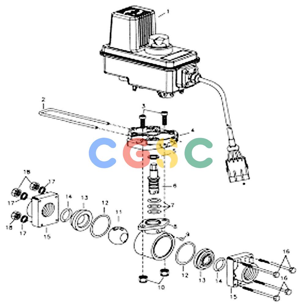 凯斯零件查询(810) - FLEX-AIR APPLICATOR - 2009 (9/09-12/11) (10-039) - VALVE, ELECTRIC BALL Case Agriculture