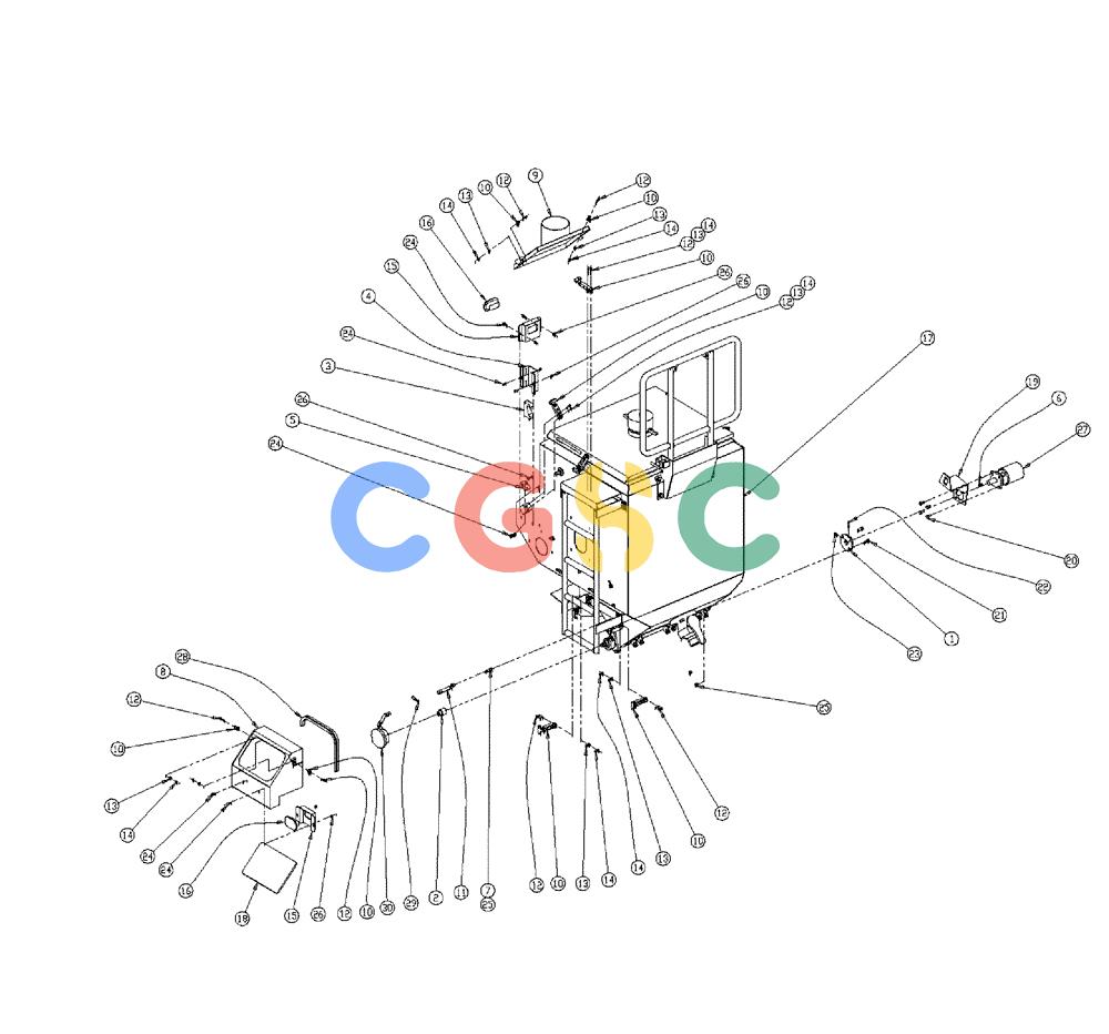 凯斯零件查询(438) - FLEX-AIR APPLICATOR - 1999 (2/99-3/03) (04-012) - DOUBLE BIN W/AUGER PARTS GROUP, LH Case Agriculture