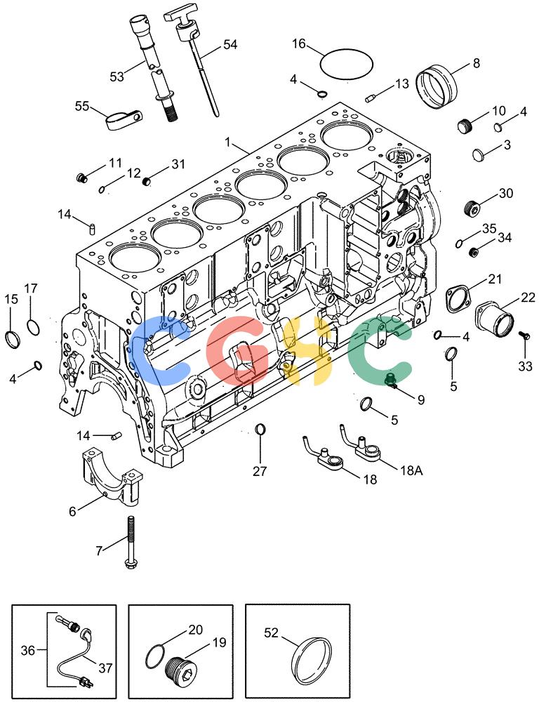 凯斯零件查询(FLX3020) - FLOATER (6/06-1/12) (02-05) - CYLINDER BLOCK - ENGINE BLOCK HEATERS Case Agriculture