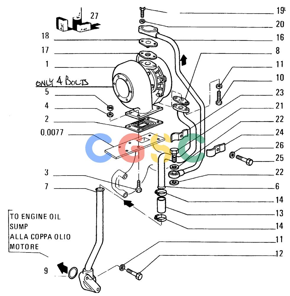 纽荷兰零件查询(FD14E) - CRAWLER DOZER (0.0240[001]) - TURBOCHARGER New Holland Constructuion