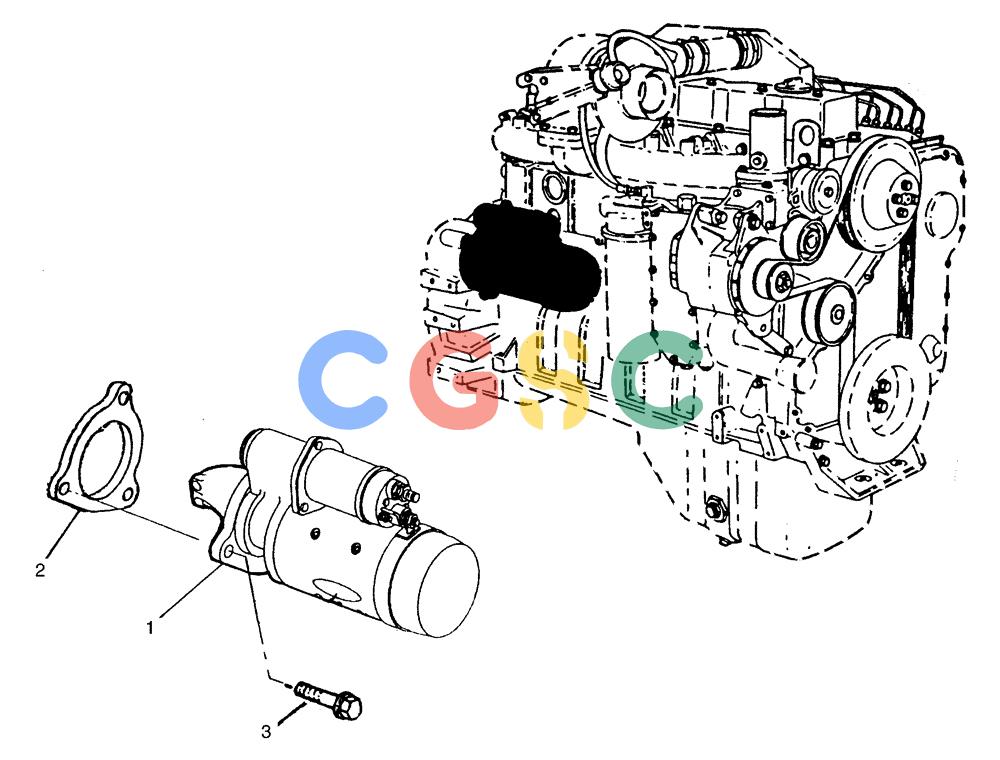 纽荷兰零件查询(AD250 (3.5 VERSION)) - ARTICULATED DUMP TRUCK (7/01-) (0.360[01]) - STARTER MOTOR New Holland Constructuion