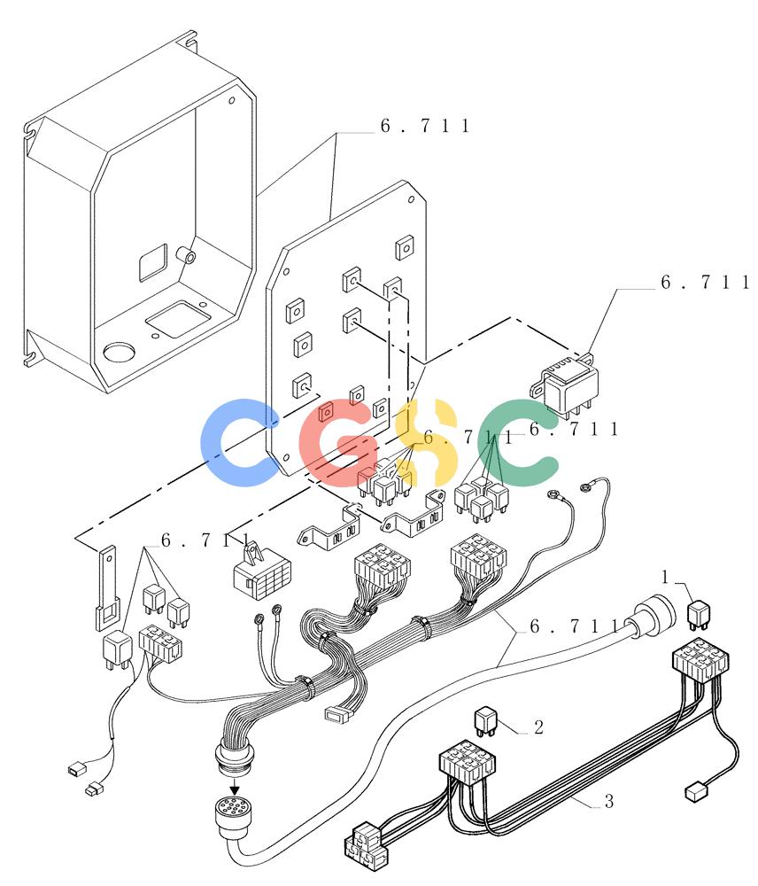 纽荷兰零件查询(DC150.B) - CRAWLER DOZER TIER 2 (3/03-) (9.653[34]) - ROPS CAB WITH CONDITIONER - OPTIONAL CODE 784110171 New Holland Constructuion