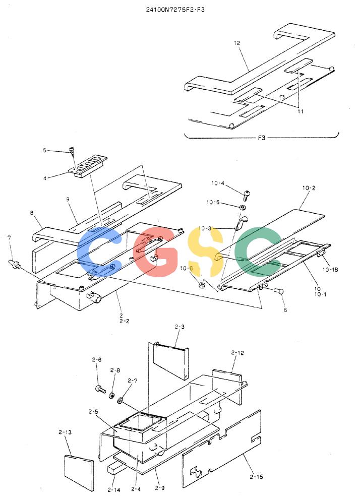 神钢零件查询(MD200C) - EXCAVATOR BTW YQU0701 - YQU2000 (1/80-12/06) (05-012) - BOX ASSY Kobelco
