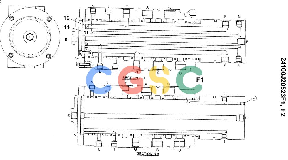 神钢零件查询(ED180) - BLADE RUNNER EXCAVATOR/DOZER ASN YLU0001 (1/99-12/01) (12-040[02]) - SWIVEL JOINT ASSY Kobelco