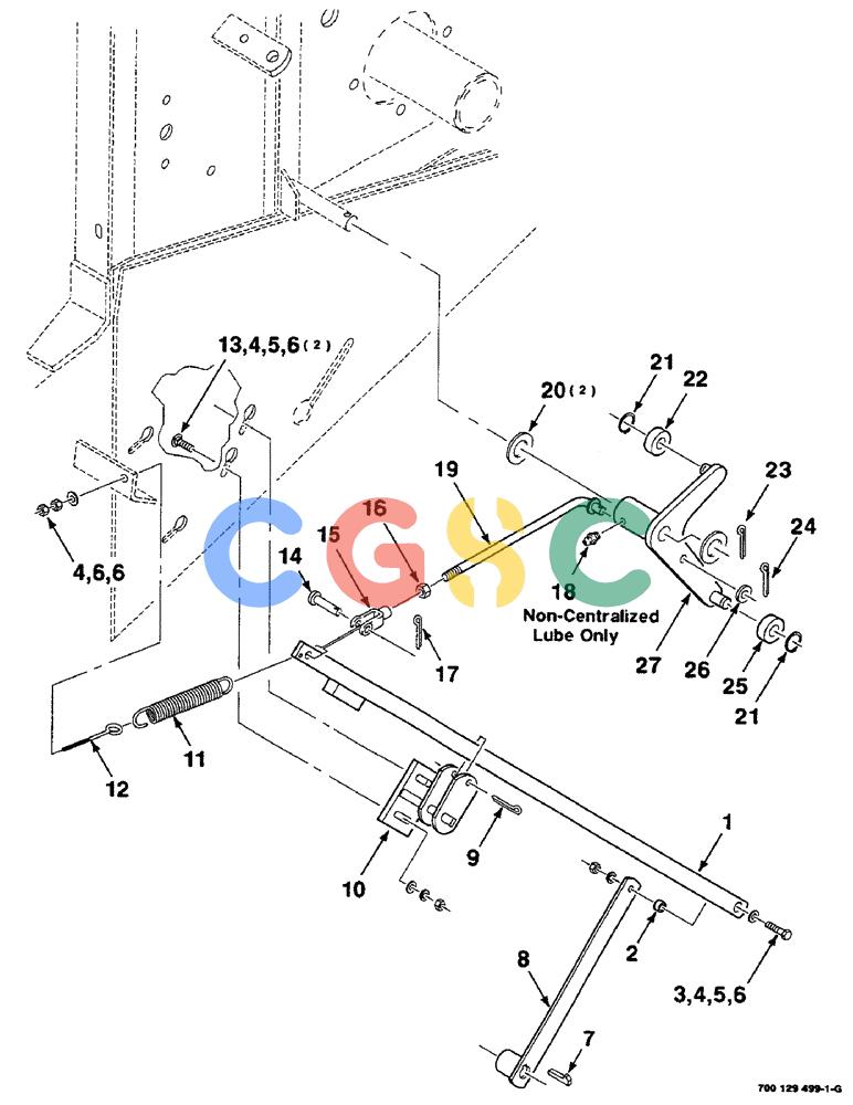 凯斯零件查询(8590) - CASE IH LARGE (4 X 4) RECTANGULAR BALER (NORTH AMERICA) (1/98-12/00) (05-16) - STUFFER CLUTCH CONTROL ASSEMBLY Case Agriculture