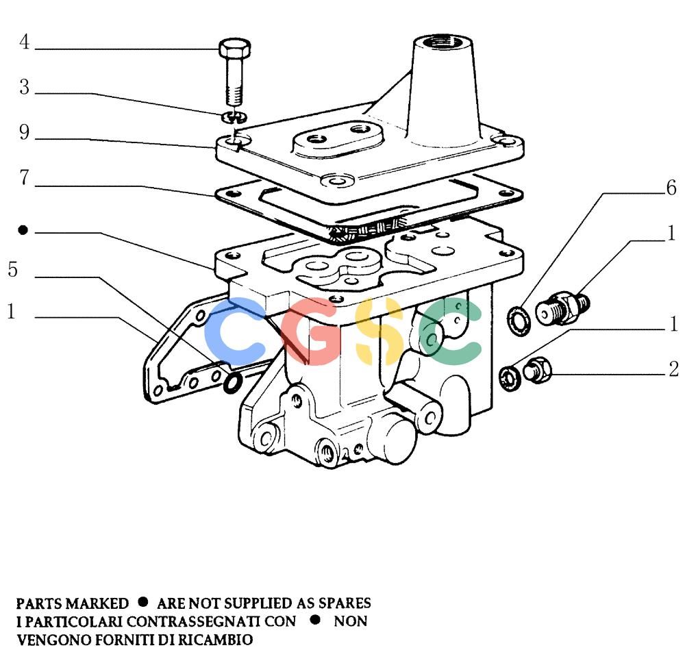 纽荷兰零件查询(FD145) - CRAWLER DOZER (N.A. VERSION) (10/98-) (1.211[10]) - TRANSMISSION - CONTROL VALVE New Holland Constructuion