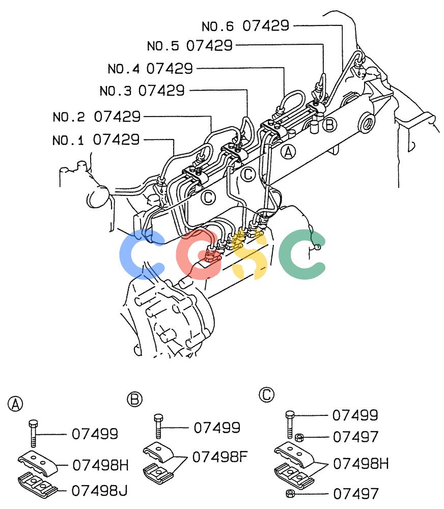 纽荷兰零件查询(E235SRLC) - CRAWLER EXCAVATOR BTW YU04-00837 - YU04-01417 (08-024[01]) - INJECTION PIPE & NOZZLE New Holland Constructuion