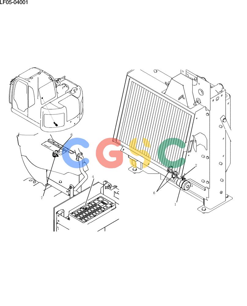 纽荷兰零件查询(E80BMSR) - CRAWLER EXCAVATOR ASN LF05-04001 - (N8TA18060) (810-17-1[1]) - ALARM ASSY New Holland Constructuion