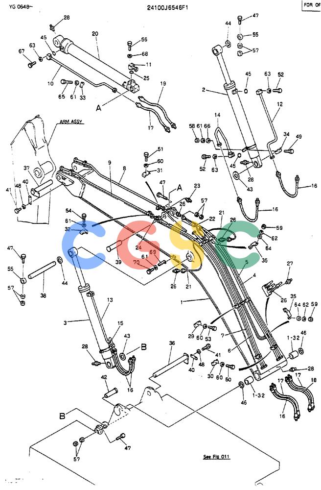 神钢零件查询(MD180LC) - EXCAVATOR ASN YG0647 (1/80-12/06) (07-002) - BOOM ASSY, 5.5M - ASN YG0648 Kobelco