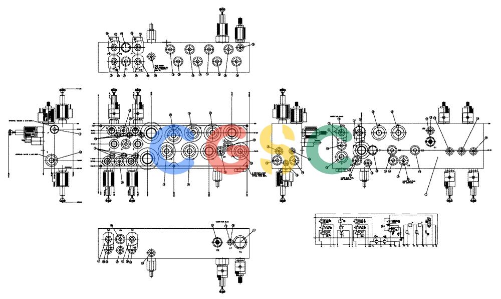 凯斯零件查询(438) - FLEX-AIR APPLICATOR - 2003 (3/03-10/03) (07-012) - VALVE BLOCK, DOUBLE BIN W/O AUGER Case Agriculture