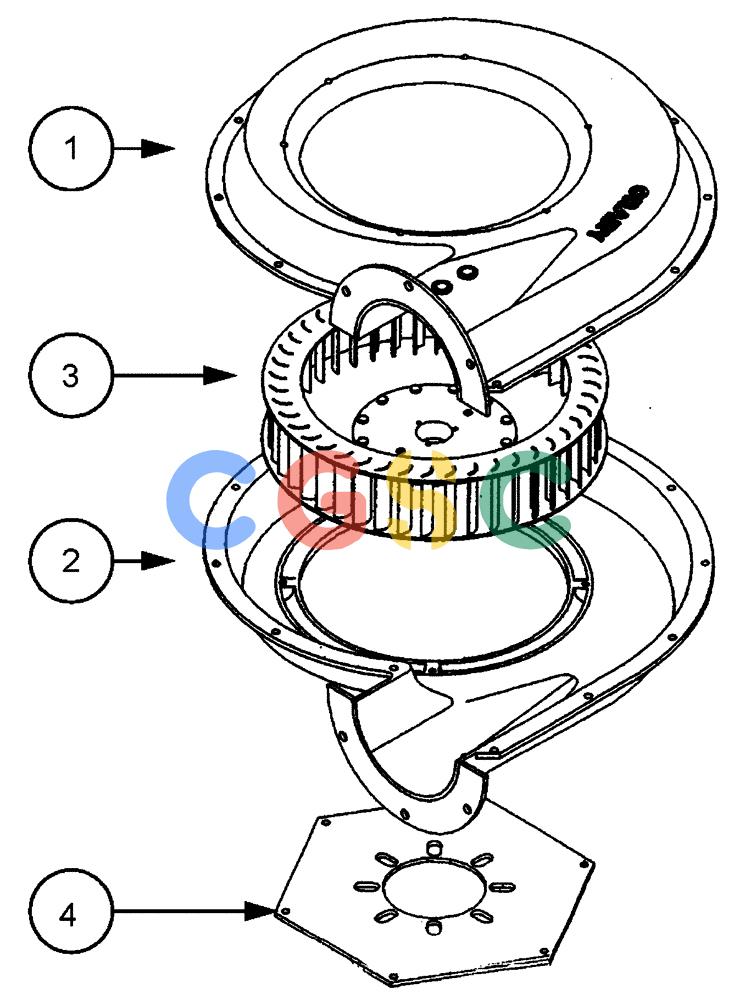 凯斯零件查询(437) - FLEX-AIR APPLICATOR (5/98-2/99) (01-013) - FAN, HP, 6 INCH, CCW Case Agriculture
