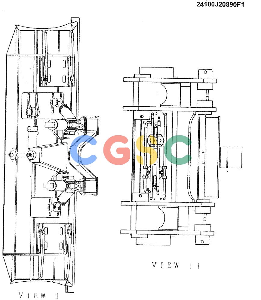 神钢零件查询(ED180) - BLADE RUNNER EXCAVATOR/DOZER ASN YLU0001 (1/99-12/01) (07-011[03]) - DOZER INSTALLATION Kobelco