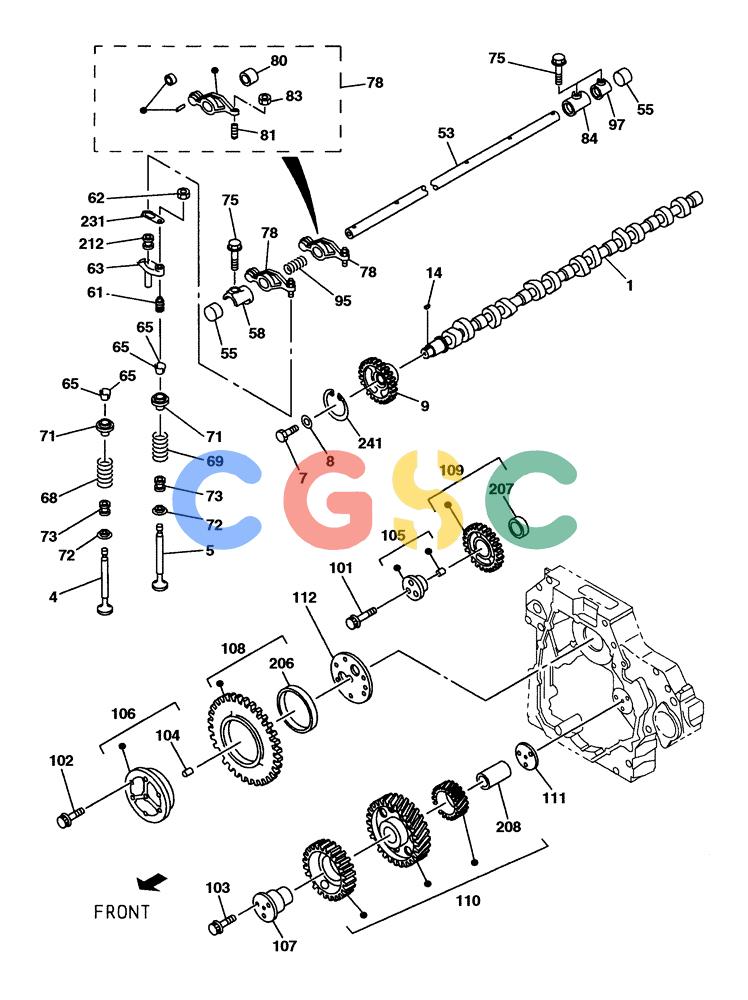 纽荷兰零件查询(E805) - CRAWLER EXCAVATOR (1/05-) (02-045-00[01]) - CAMSHAFT - VALVE MECHANISM New Holland Constructuion