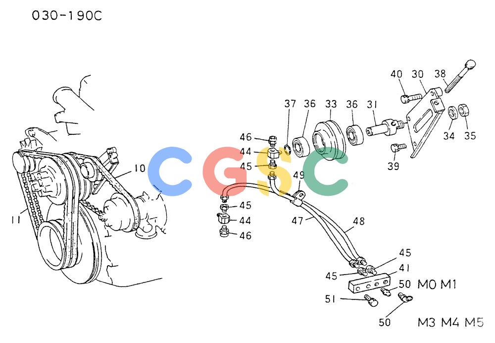 神钢零件查询(6D22CT) - MITSUBISHI DIESEL ENGINE - K909A, K910, K912 & K935 (1/76-12/06) (02-004[02]) - FAN & PULLEY Kobelco