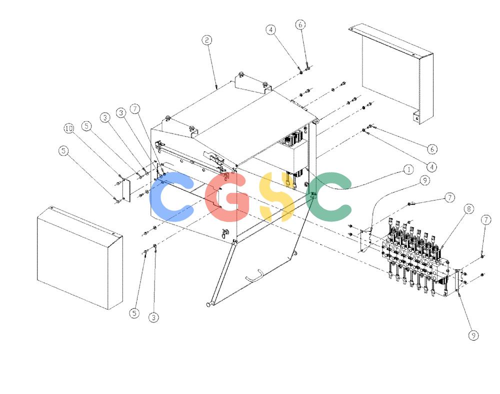 凯斯零件查询(438) - FLEX-AIR APPLICATOR - 1999 (2/99-3/03) (03-005) - DOUBLE BIN - VALVE BOX GROUP Case Agriculture