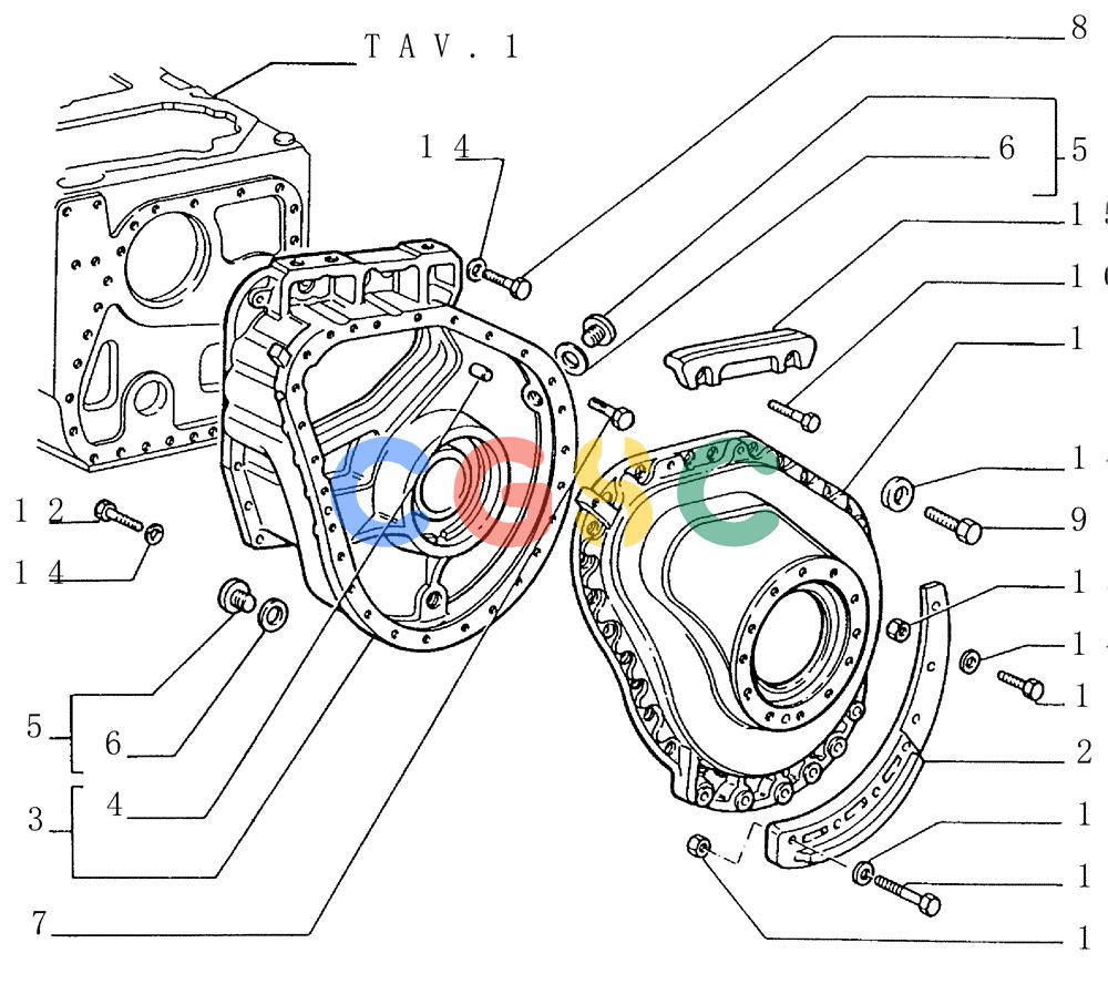 纽荷兰零件查询(FD145) - CRAWLER DOZER (N.A. VERSION) (10/98-) (1.277[02]) - REAR TRANSMISSION - CASE New Holland Constructuion