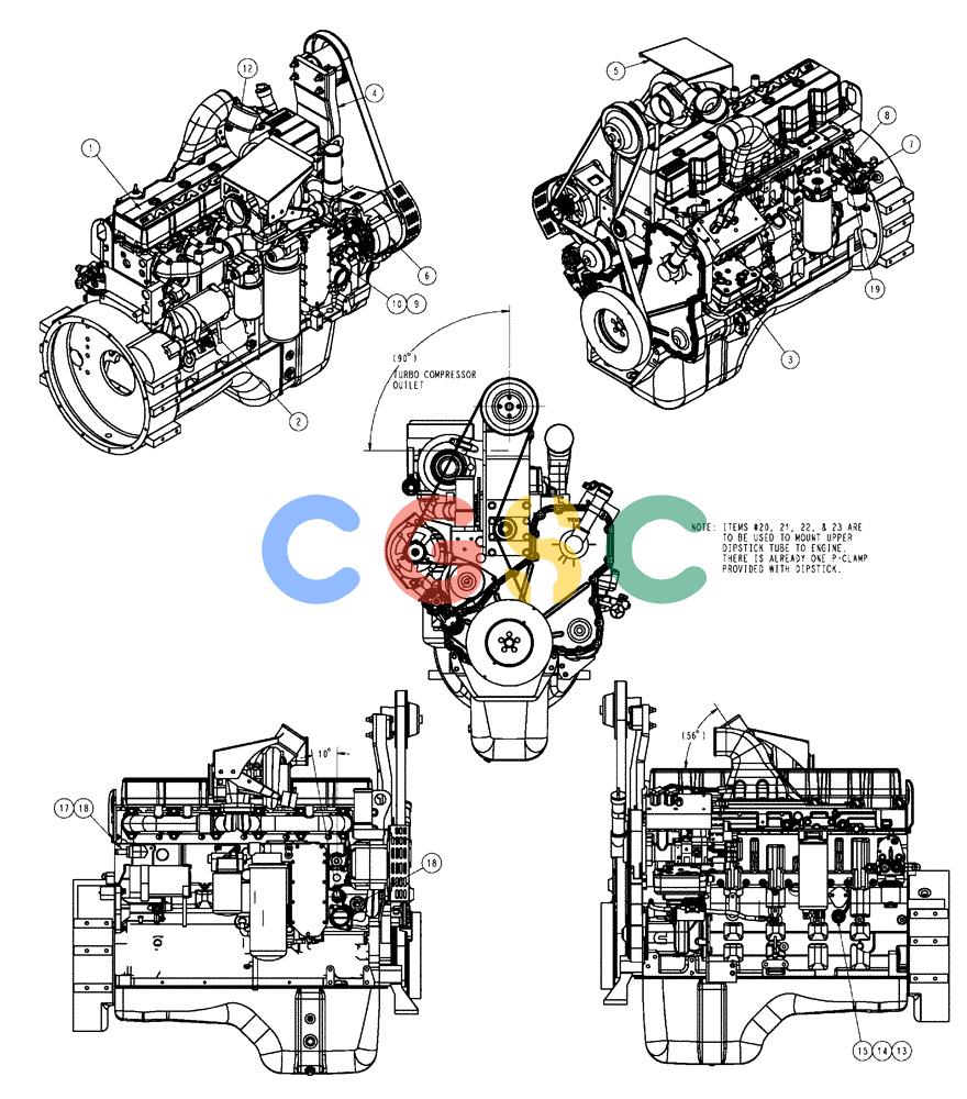 凯斯零件查询(FLX3510) - FLOATER (8/04-8/06) (02-001) - ENGINE GROUP, FLX3010 Case Agriculture