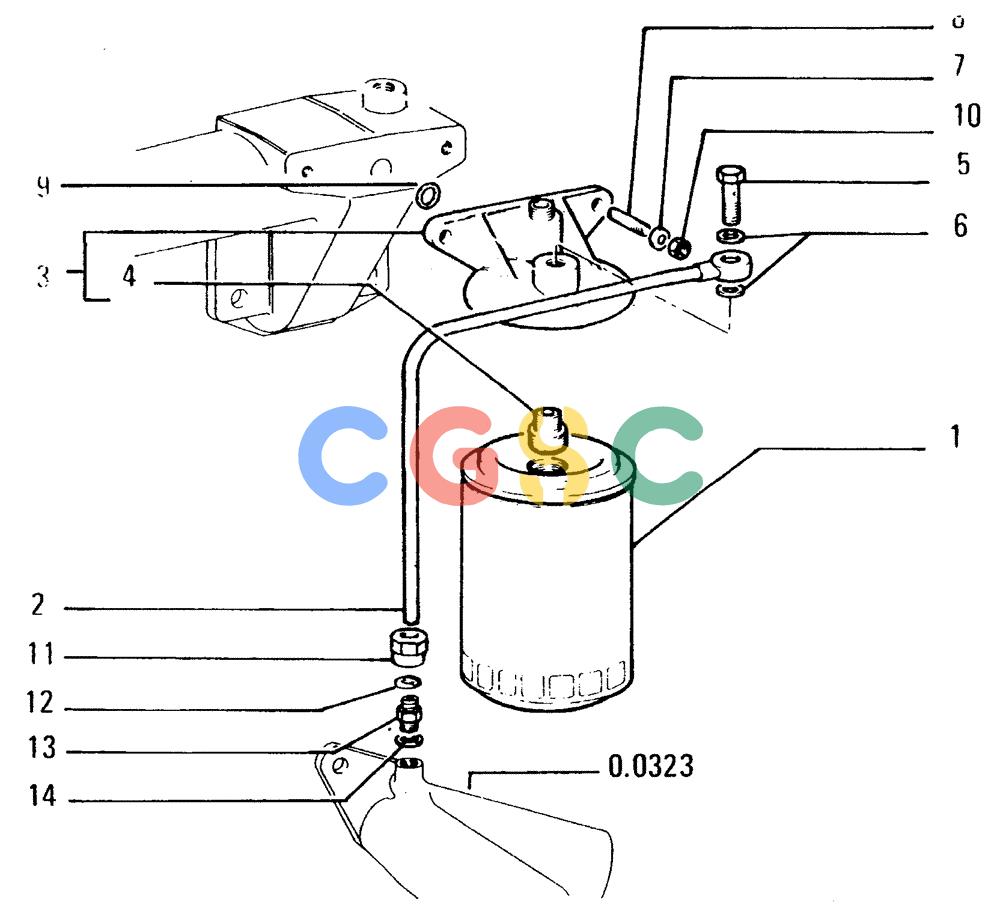 纽荷兰零件查询(FD14E) - CRAWLER DOZER (0.0329[001]) - FILTER-ENGINE COOLING SYSTEM New Holland Constructuion